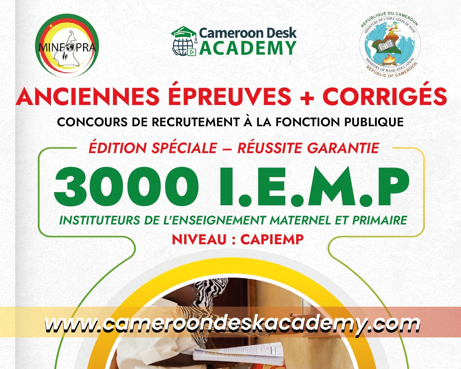 Anciennes Epreuves et Corrigés du Test de sélection de 3000 IEMP