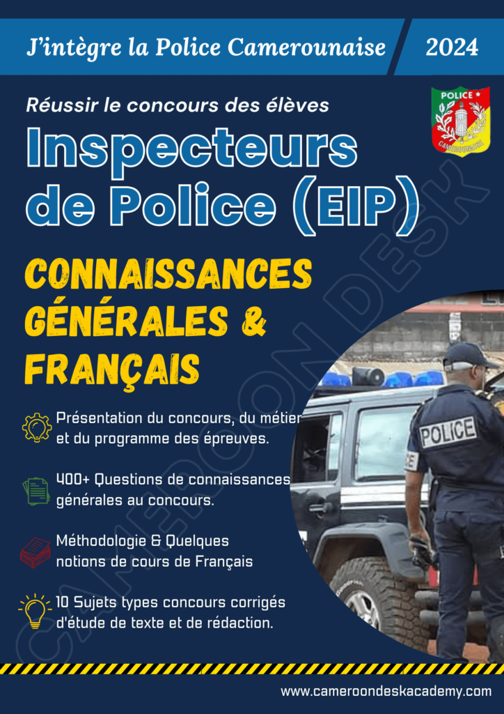Bord de préparation au concours des Inspecteurs de Police au Cameroun
