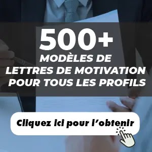 modèles de lettres de motivation pour tous les profils.