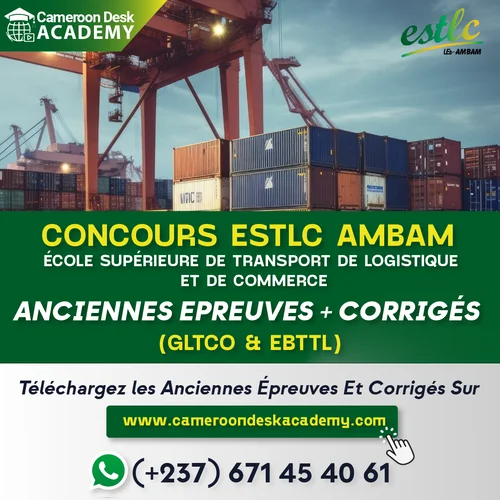 anciennes épreuves concours estlc ambam