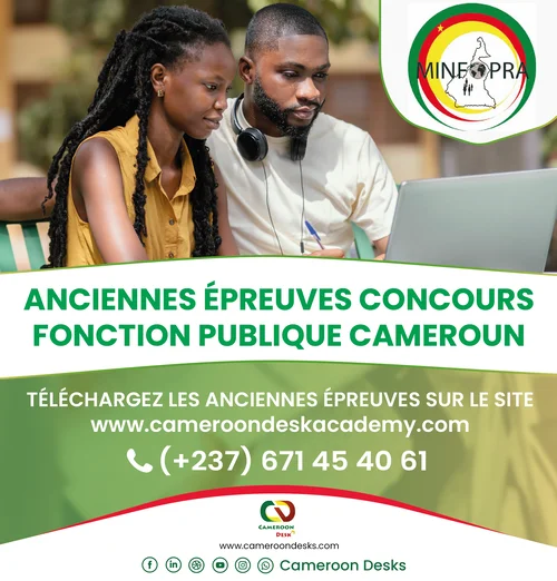 anciennes épreuves concours fonction publique Cameroun