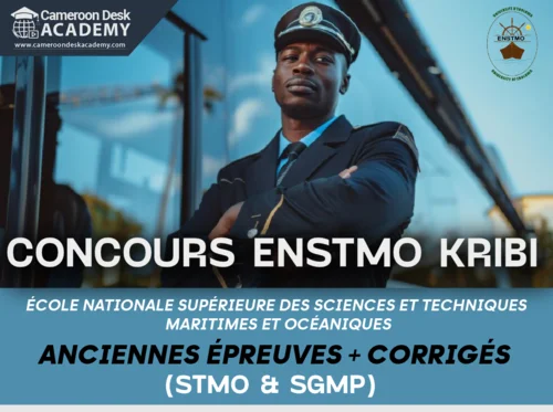 épreuves concours ENSTMO Kribi