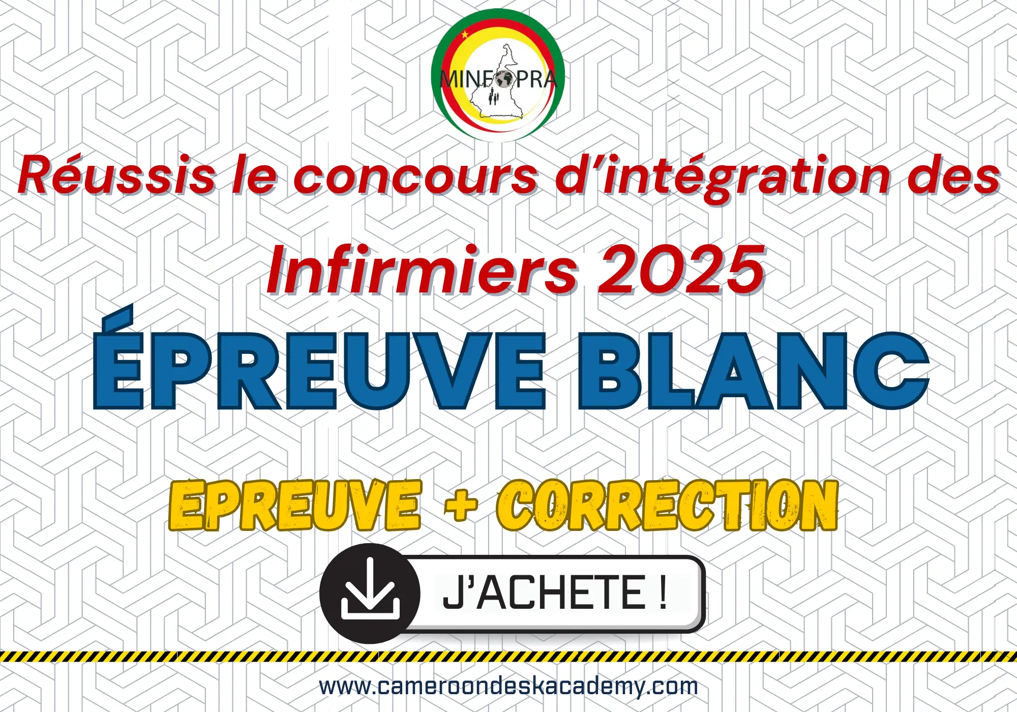 Epreuves blanches concours d'intégration infirmiers 2025