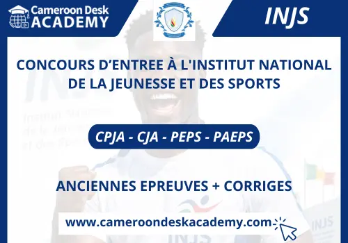 Anciennes épreuves et corrigés concours d'intégration INJS Cameroun